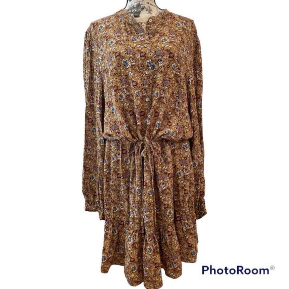 Rebecca Minkoff X Revolve Helen floral dress extra large XL New - Picture 2 of 10